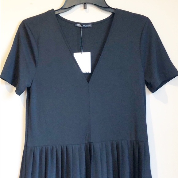 NWT ZARA Pleated Dress - Picture 6 of 7